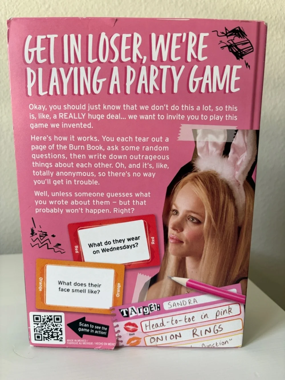 Mean Girls Burn Book Party Game